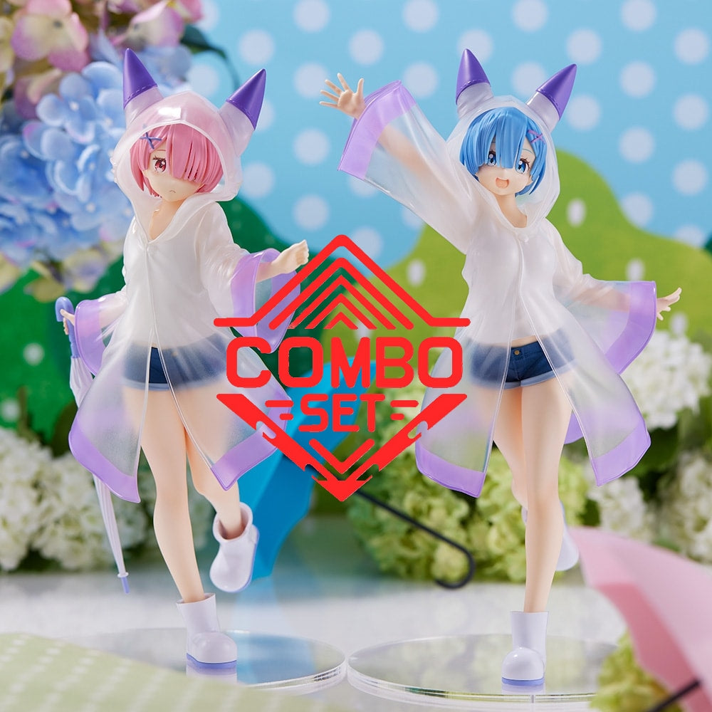 RE:ZERO - FIGURINES DE RAM & REM YUMEKAWA MAID - TENITOL