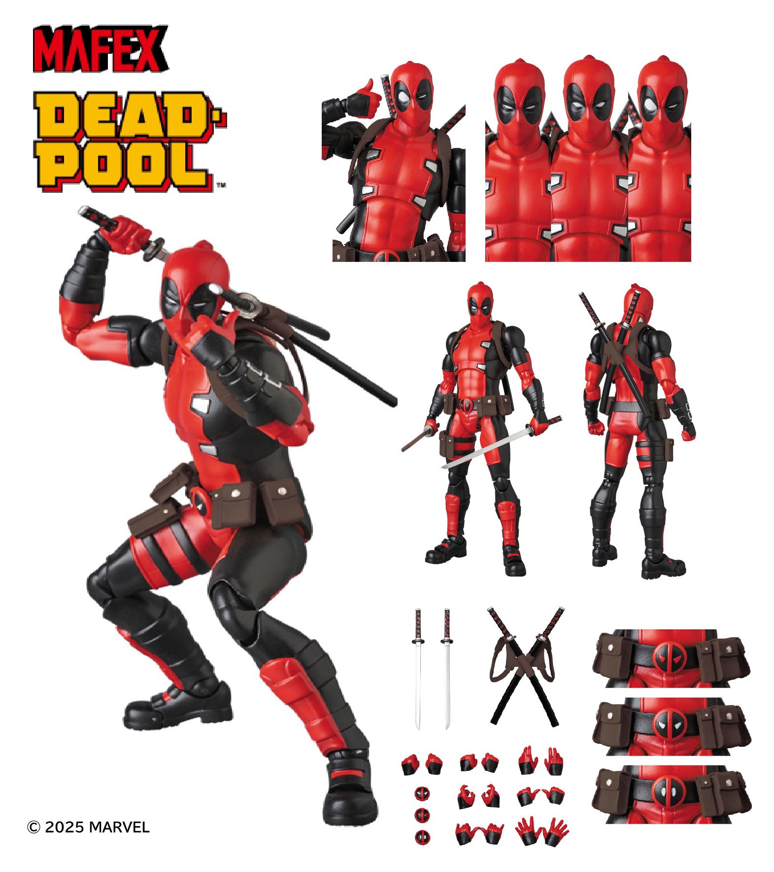 MAFEX No.082 デッドプール Gurihiru フィギュア Figurine Deadpool Gurihiru Ver. Mafex Deadpool