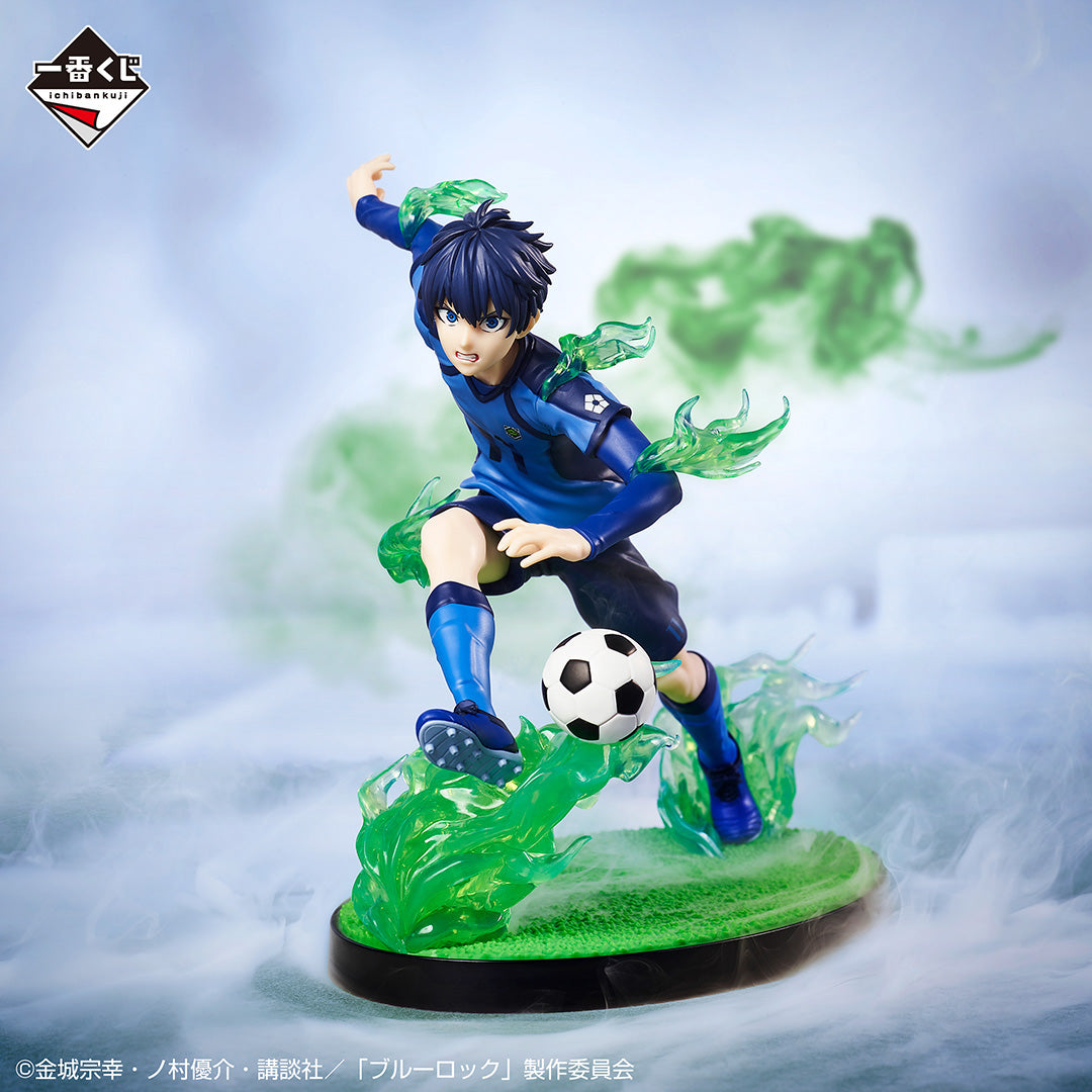 Blue Lock Isagi Yoichi Figurine PVC 17 Cm – Personnage Debout Avec Ballon – Collection Anime Et Cadeau Pour Fans
