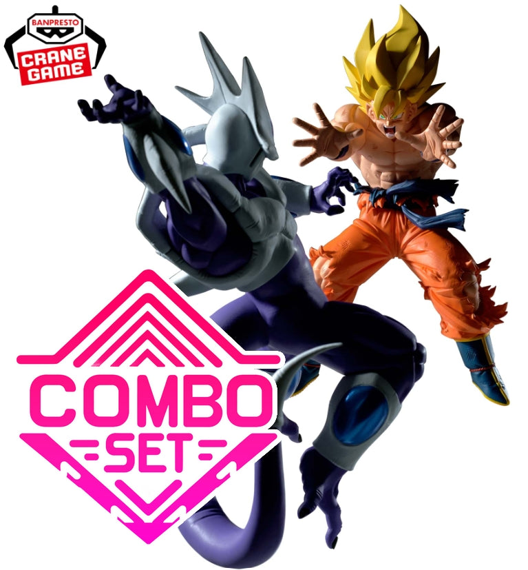 Figure SSJ Goku VS Cooler Dragon Ball Z Match Makers Combo Set Figure