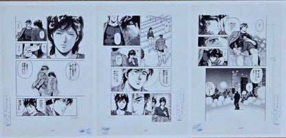 Genga Manuscript City Hunter G Ver. City Hunter Exhibition Forever City Hunter Set 3Pcs