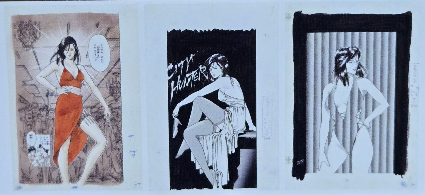 Genga Manuscript City Hunter C Ver. City Hunter Exhibition Forever City Hunter Set 3Pcs