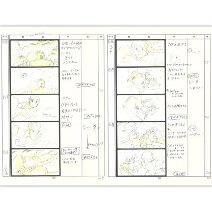 Artbook Storyboard Laputa Le Chateau dans le Ciel