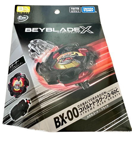 Beyblade BX-00 Event Limited Cobalt Dragoon 2-60C Revêtement métallique : Noir
