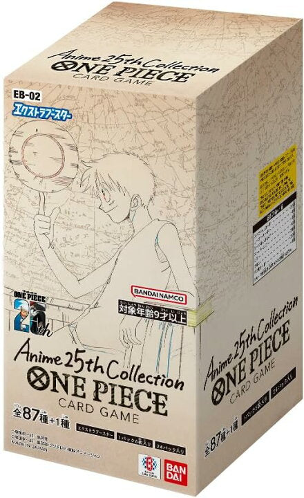 Display One Piece Card Game EB-02 Extra Booster Anime 25th Anniversary