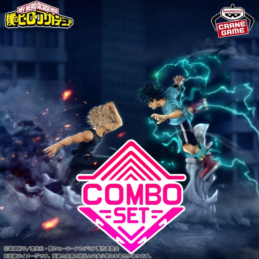 Figurine Izuku Midoriya Vs Katsuki Bakugo Combination Battle My Hero Academia Combo Set