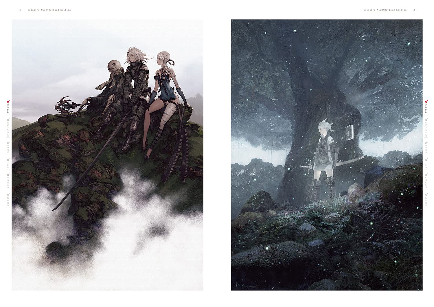 Artbook Nier:Automata Grimoire Nier:Revised Edition