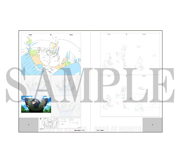 Artbook Road of Naruto Original Artwork Collection TV Anime 20th Anniversary Naruto