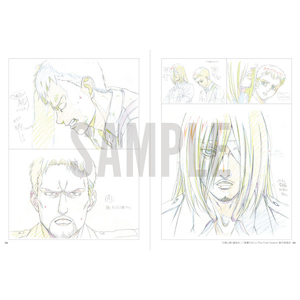 Artbook Attack on Titan The Final Season Part 1 Key Animation