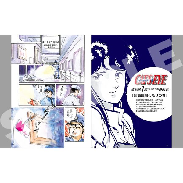 Artbook Mook Cat's Eyes Art Treasure 45th Anniversary Cat's Eyes