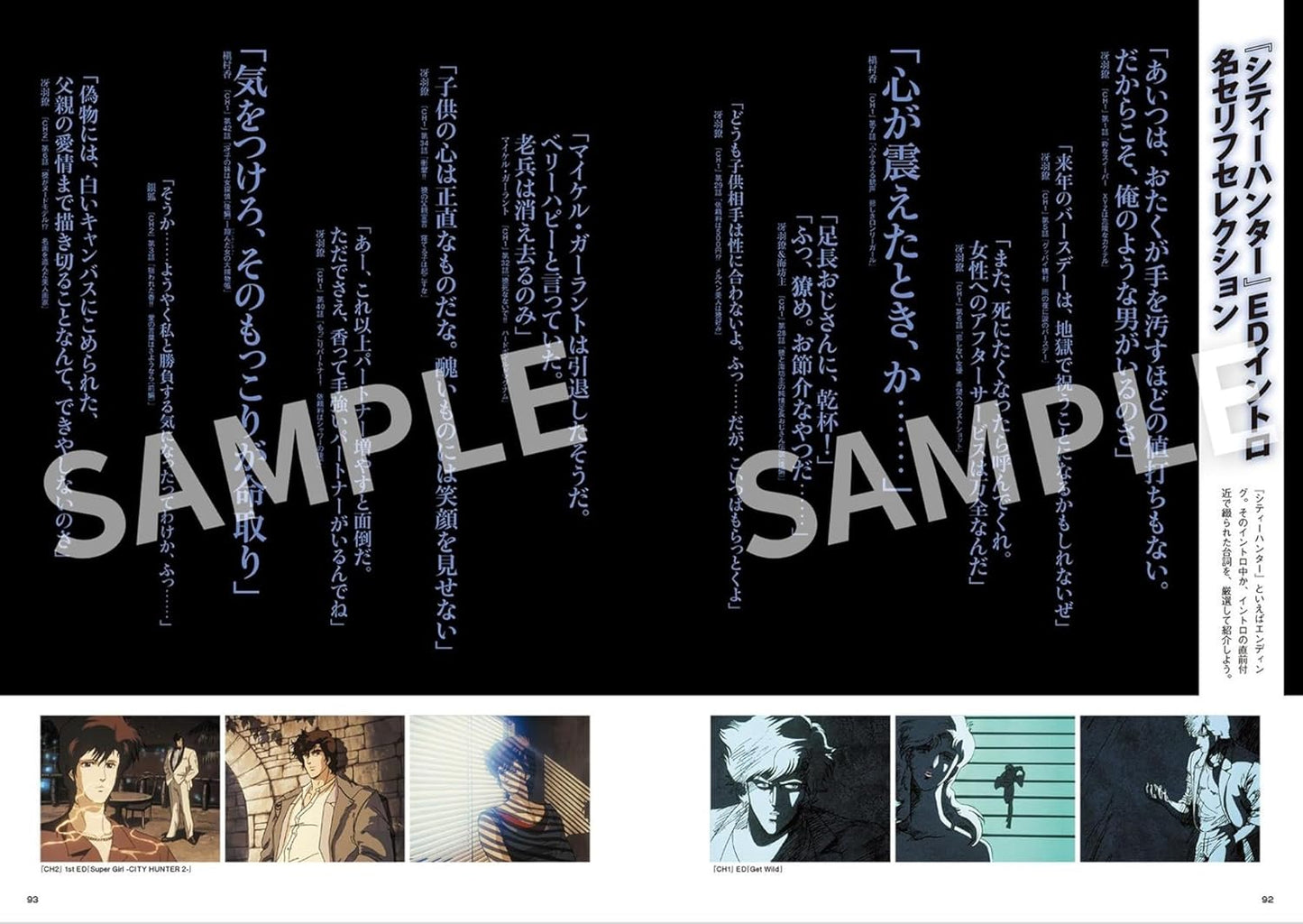 Mook City Hunter Anime Complete History City Hunter