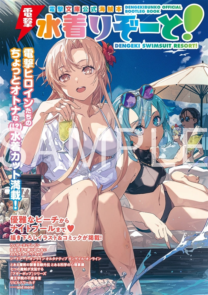 Artbook Dengeki Bunko Official Bootleg Book Dengeki Swimsuit Resort!