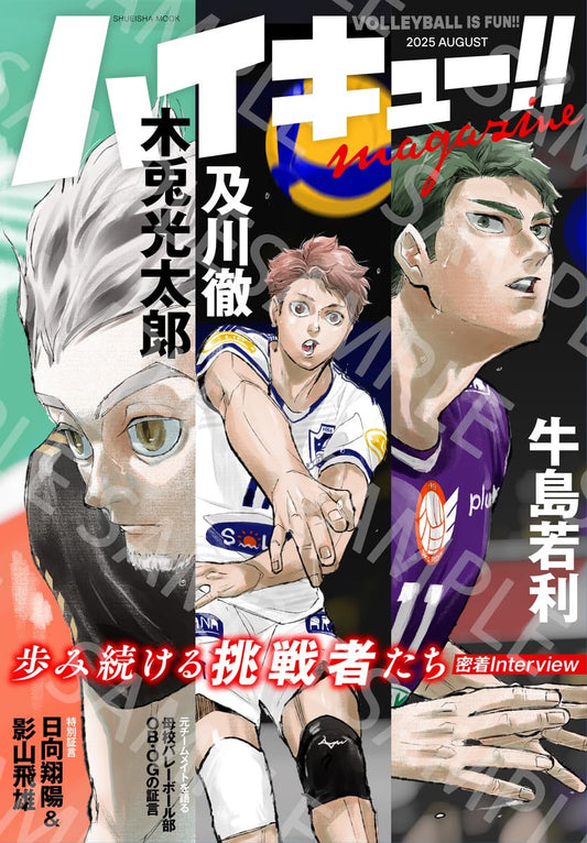 Artbook Haikyuu Magazine Aout 2025