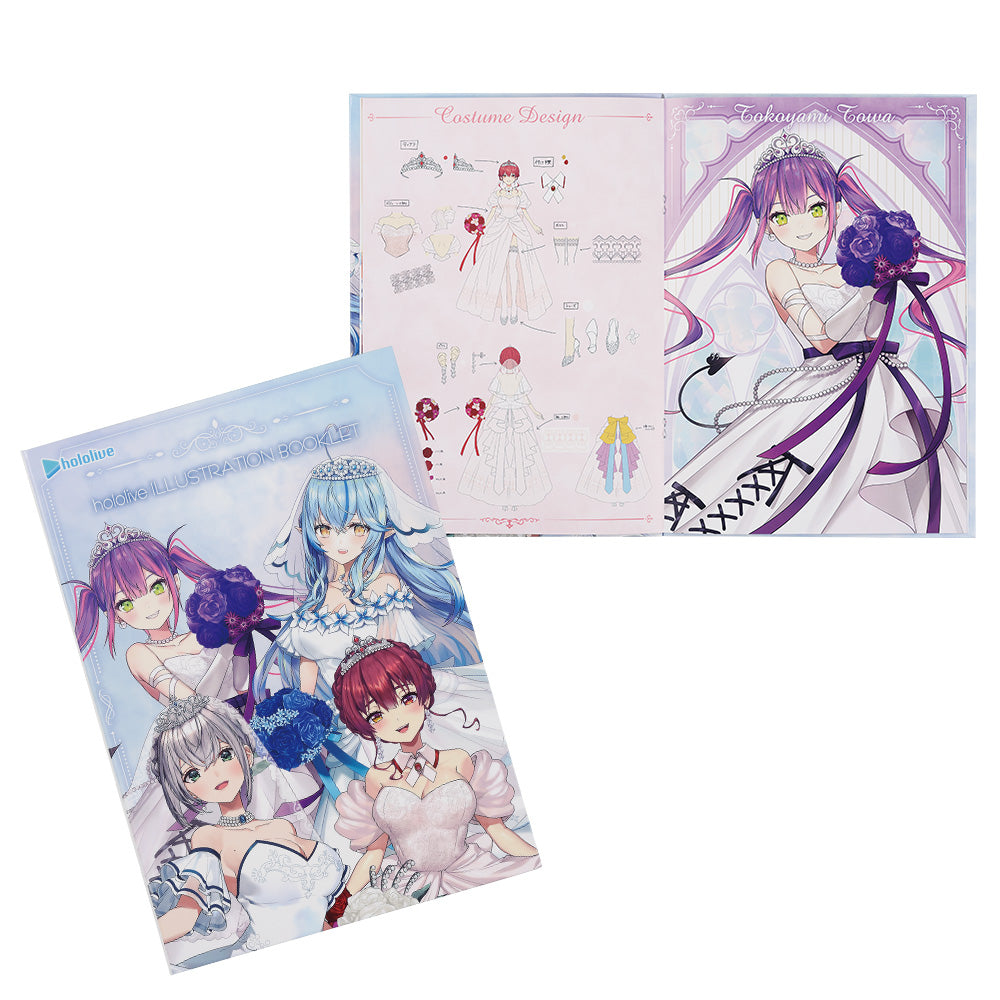 Artbook Hololive (Last One) Ichiban Kuji Hololive Wedding Dress Style Pamphlet