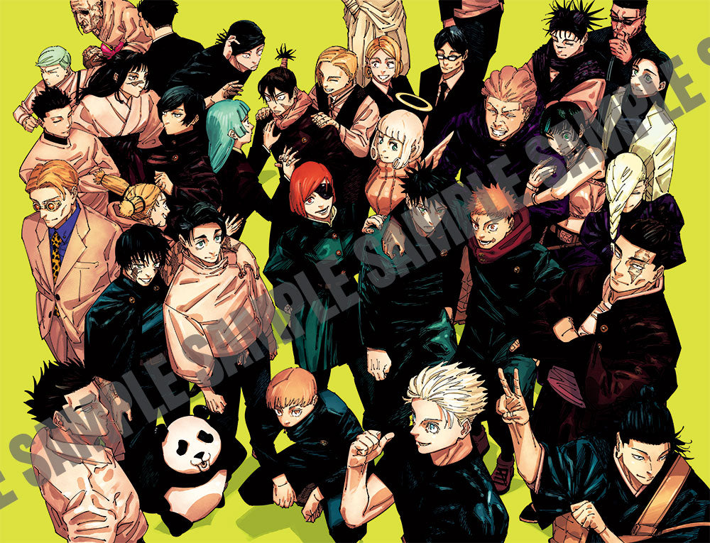 Genga Manuscript Jujutsu Kaisen Ver.C Jujutsu Kaisen Exhibition 3Pcs main image 0