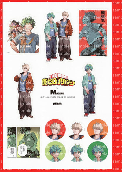 Men's Non-No 08-09/2025 My Hero Academia + Acrylique Stand