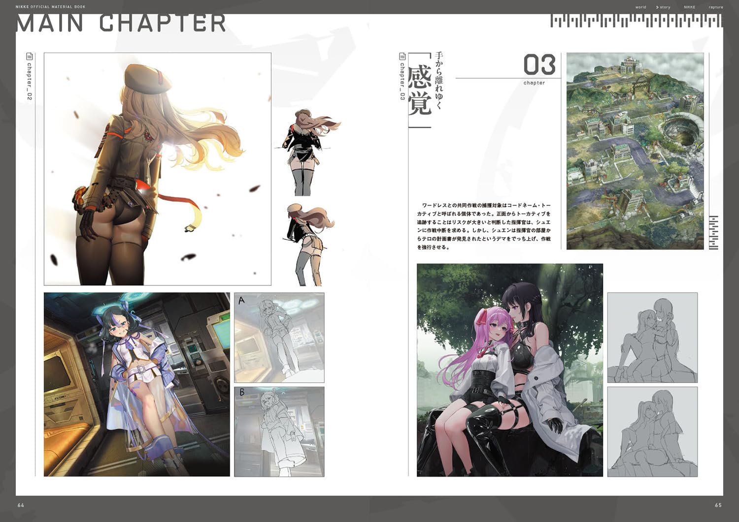Artbook Nikke Official Material Book Nikke Goddess Of Victory