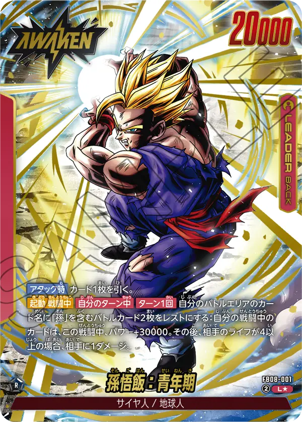 FB08-001 L Parallel Dragon Ball Dual Evolution Card Game