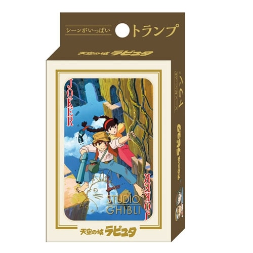 Cartes à jouer Laputa, le château dans le ciel (56pcs) Ghibli