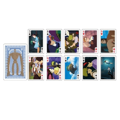 Cartes à jouer Laputa, le château dans le ciel (56pcs) Ghibli