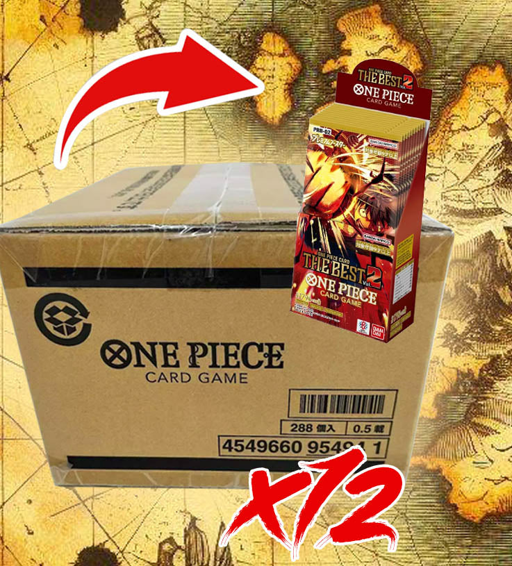 Carton Display PRB-02 One Piece Card Game Premium Booster The Best Vol.02 20Pcs