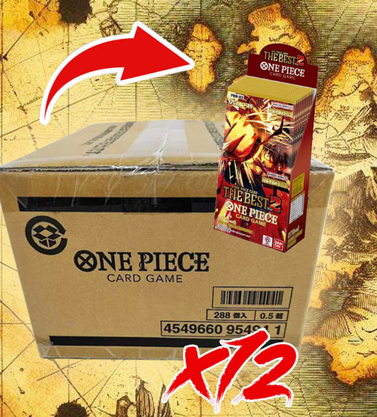 Carton Display PRB-02 One Piece Card Game Premium Booster The Best Vol.02 20Pcs