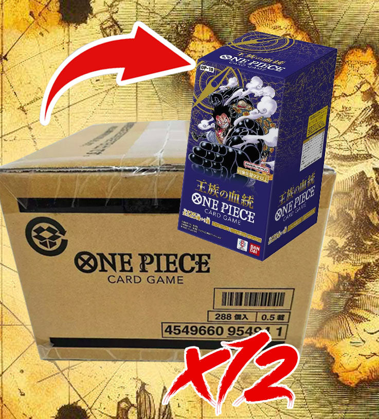 Carton Display One Piece Card Game OP-10 Royal Bloodline 12Pcs