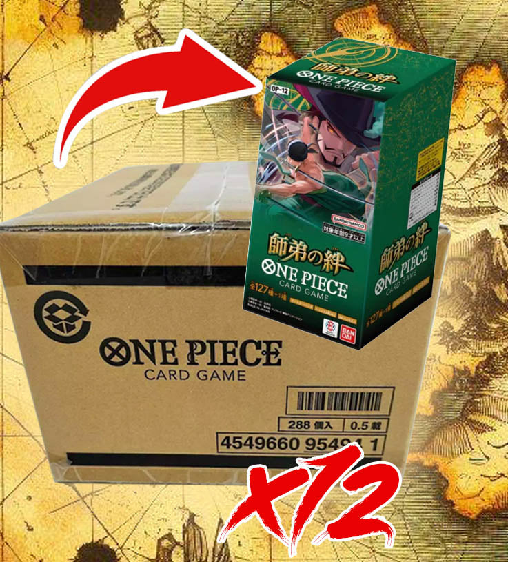 Carton Display One Piece Card Game OP-12 Teacher And Student Bond 12Pcs