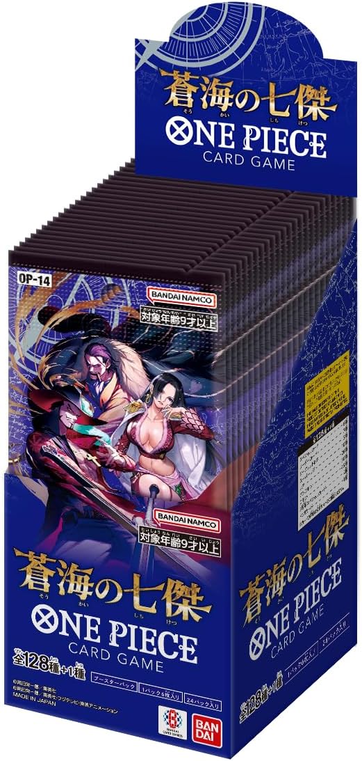 Display One Piece Card Game OP-14 Seven Warlords of the Sea