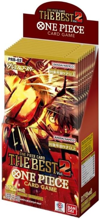 Display PRB-02 One Piece Card Game Premium Booster The Best Vol.02