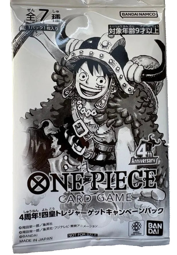 One Piece Card Game 4th Anniversary Promotion Pack