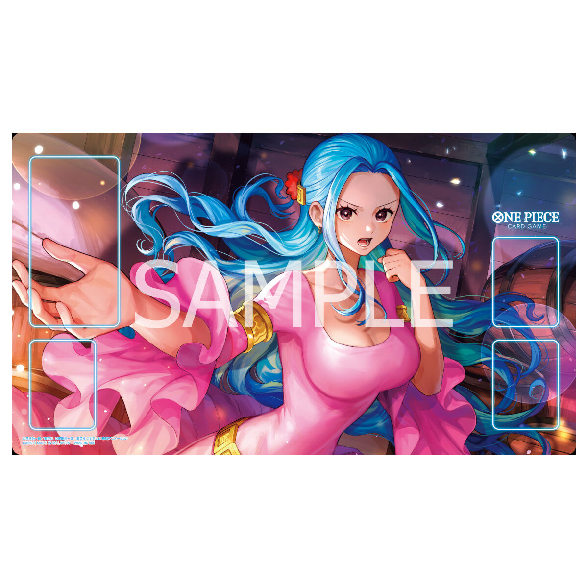 One Piece Card Game Playmat & Card Vivi