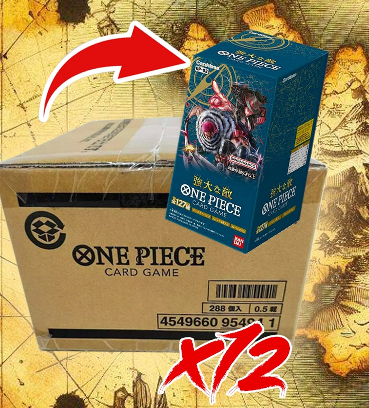 Carton Display One Piece Card Game OP-03 Mighty Enemies 12Pcs