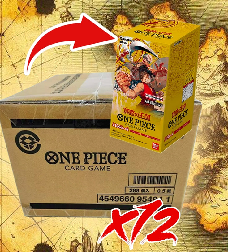 Carton Display One Piece Card Game OP-04 Kingdom Of Plots 12Pcs