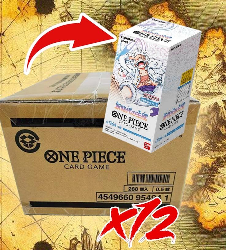Carton Display One Piece Card Game OP-05 Protagonist Of The New Generation 12Pcs
