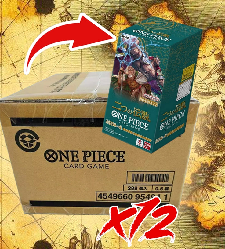 Carton Display One Piece Card Game OP-08 Two Legends 12Pcs