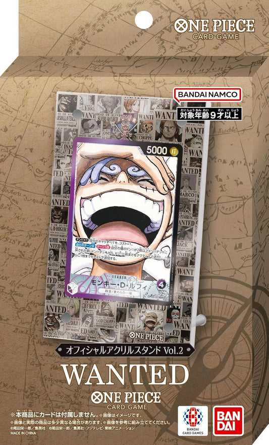 One Piece Card Game Official Acrylique Stand Vol.02 Wanted