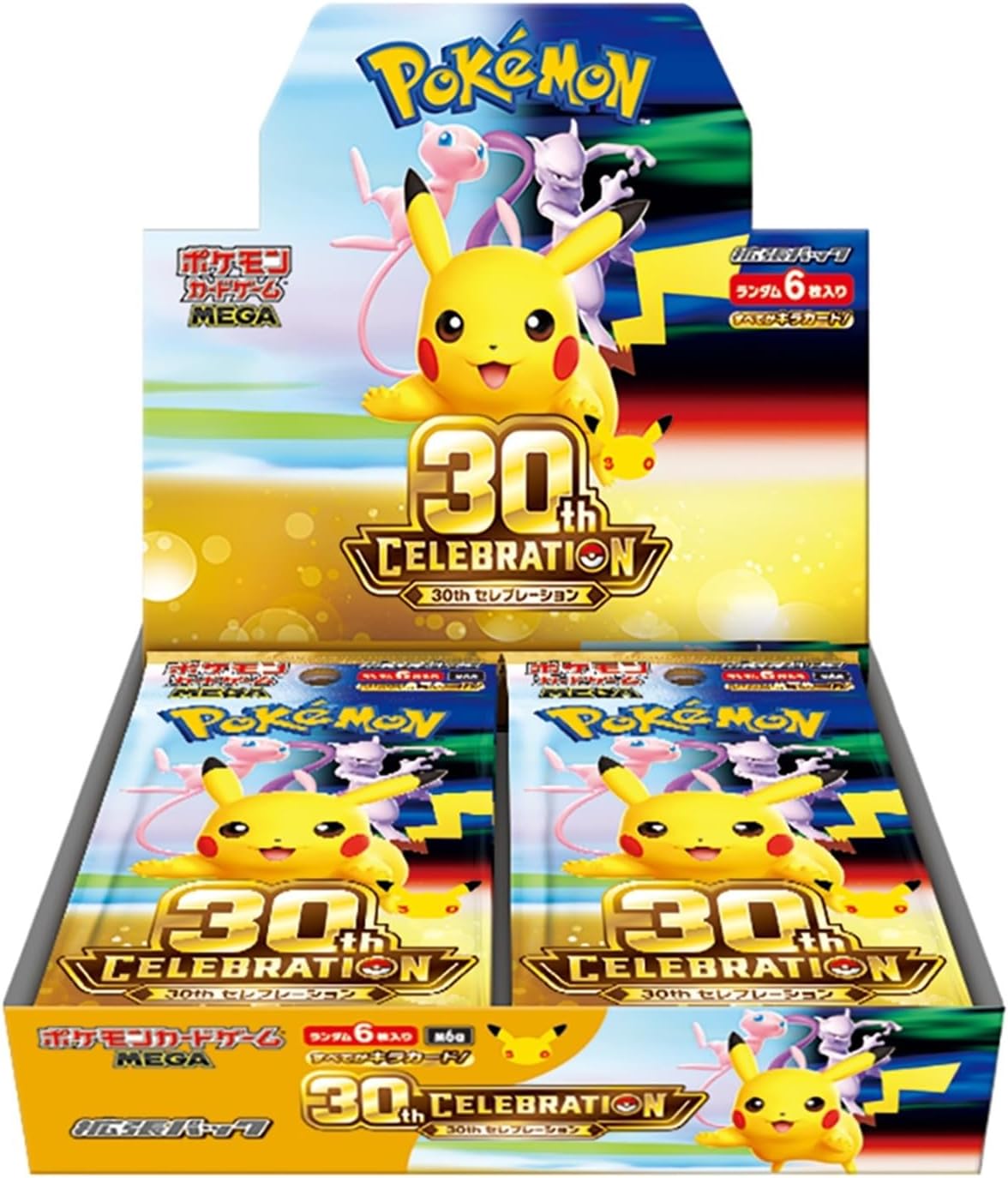 Display Pokemon Mega Celebration 30th Anniversary m6a Pokemon