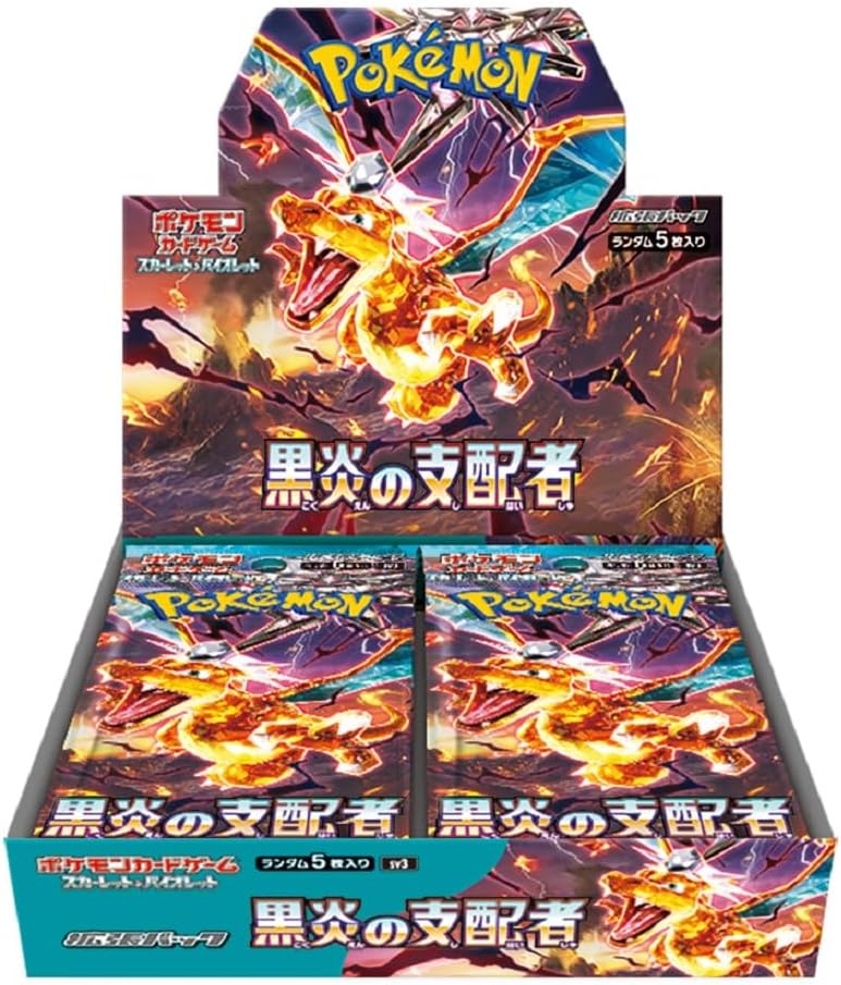 Display Pokemon Ruler of the Black Flame Sv3 Pokemon