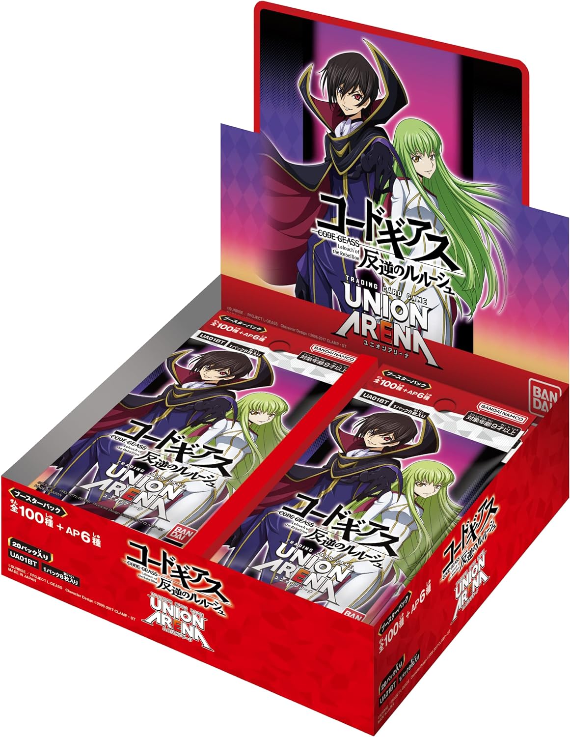 Display Code Geass Union Arena 20 Boosters