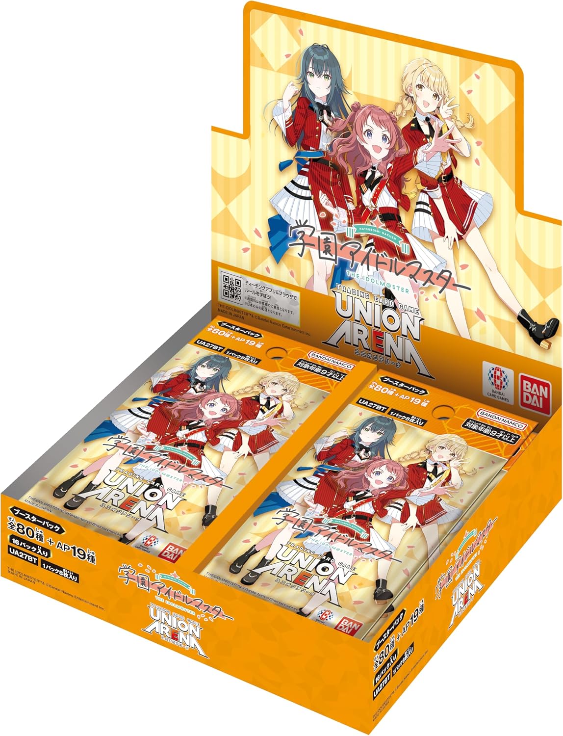 Display The Idolmaster Gakuen Union Arena 16 Boosters