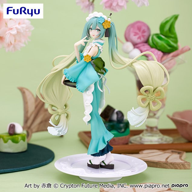 Figurine Hatsune Miku Matcha Parfait Creative Furyu Hatsune Miku