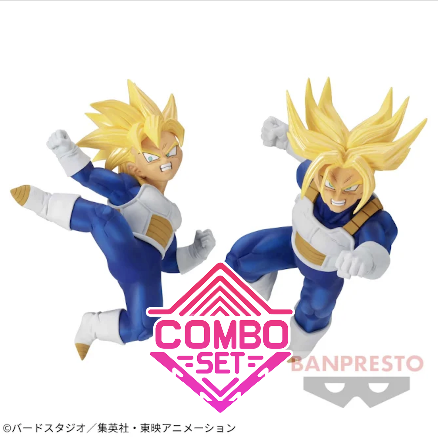 Figurine SSJ Gohan & SSJ Trunks Combo Set Dragon Ball Z Super Warrior Retsuden III Chapter 1: Strong Saiyan Bloodline