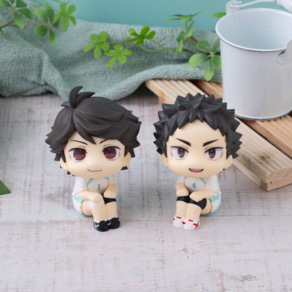 Figurine Oikawa Toru & Iwaizumi Hajime Look Up Haikyuu Combo Set