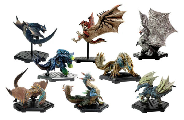 Figurine Capcom Builder Standard Model Plus 20th Anniversary BEST SELECTION Vol.1 Box (8pcs) Monster Hunter