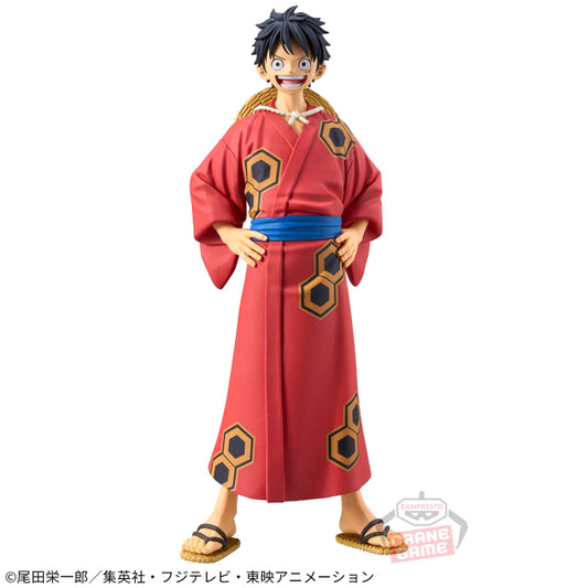 Figurine Monkey D. Luffy Yukata Version DXF The Grandline Series Wanokuni One Piece