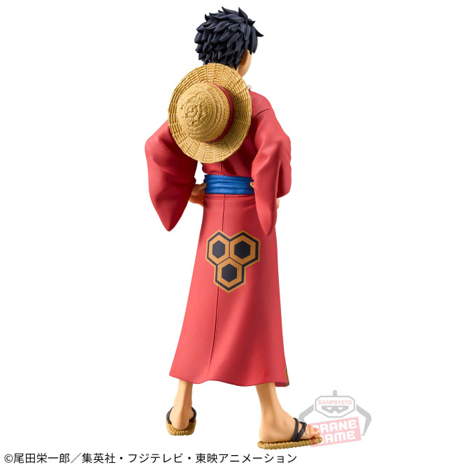 Figurine Monkey D. Luffy Yukata Version DXF The Grandline Series Wanokuni One Piece