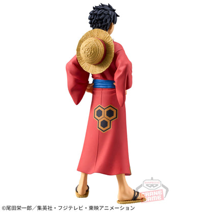 Figurine Monkey D. Luffy Yukata Version DXF The Grandline Series Wanokuni One Piece