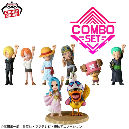Figurine Mugiwara & Vivi & Kazoo WCF Log Stories One Piece Combo Set