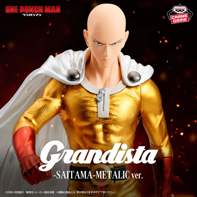 Figurine Saitama Metallic Ver. Grandista One Punch Man